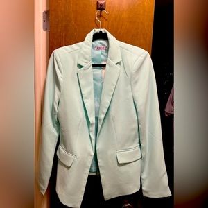 Just Fab - Mint Green Blazer sz L
